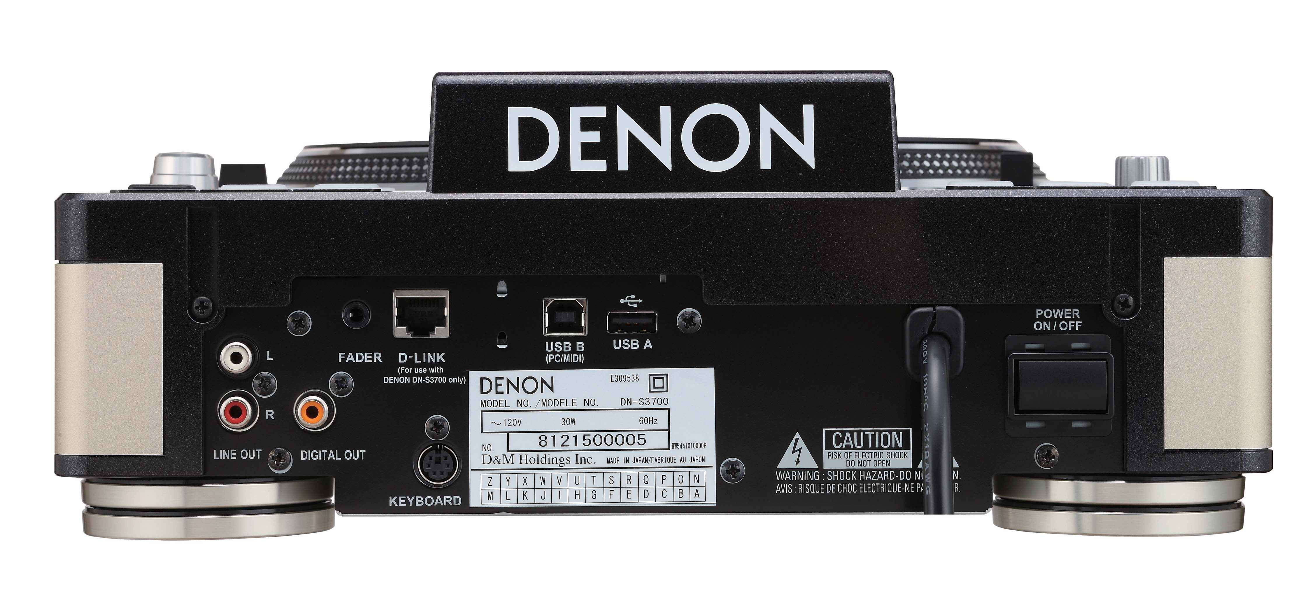 Denon DNS3700 (Back)